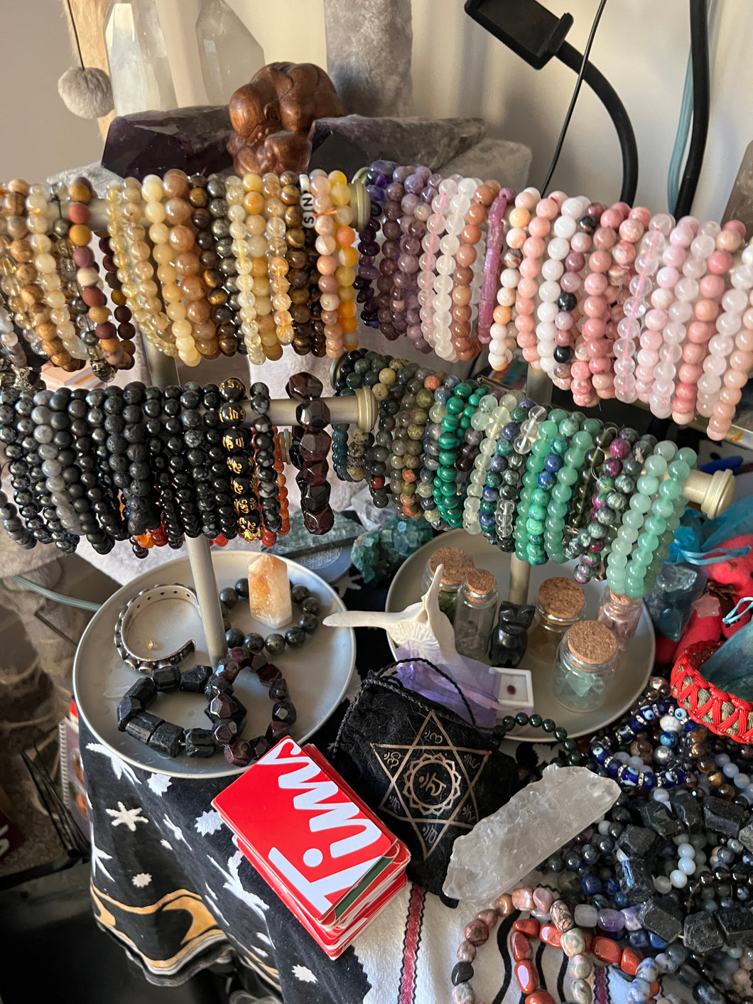 Over 300 crystal bracelet collection